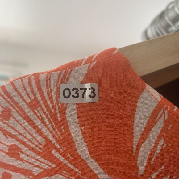 FREE PEOPLE First Kiss Maxi Dress NWT Sz Large Orange Floral Rayon Bohemian - Picture 16 of 16